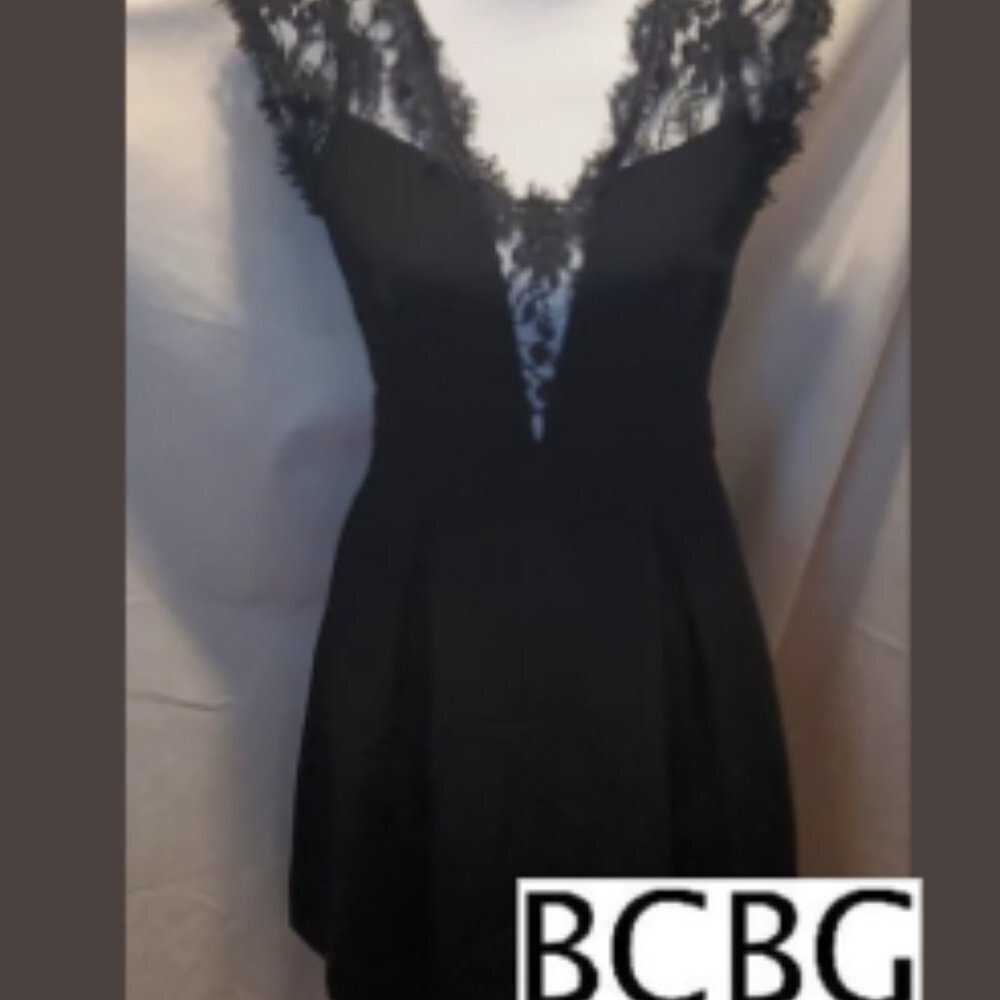 BCBGeneration Black Lace Dress SZ 2